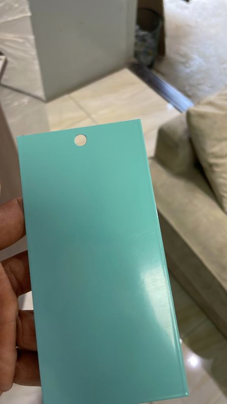 Blue powder coated metalwork — Iqra Powder Coating, Mussafah Abu Dhabi