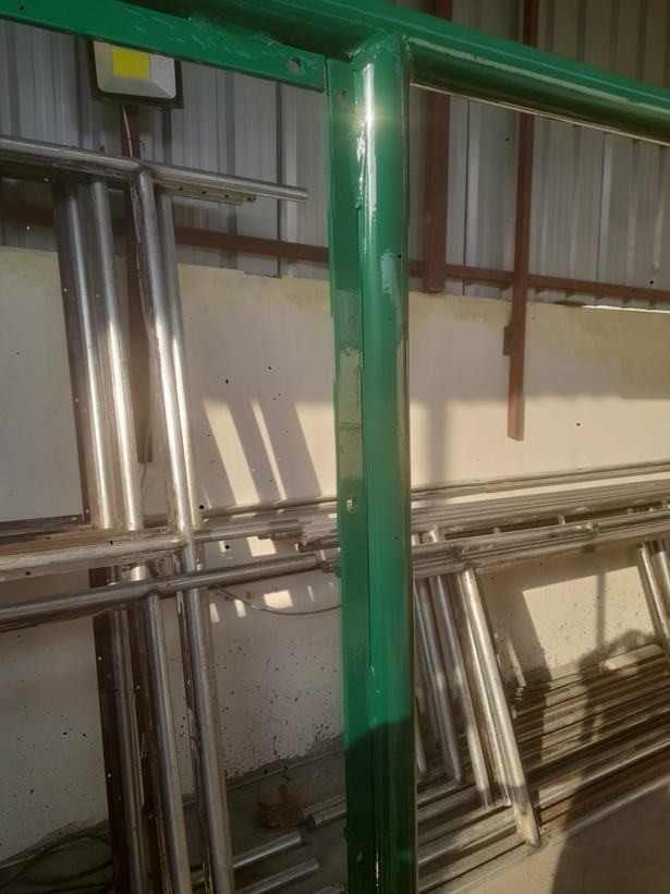 Powder coated steel & aluminium — Iqra Powder Coating, Mussafah Abu Dhabi