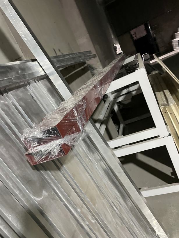 Black powder coated metalwork — Iqra Powder Coating, Mussafah Abu Dhabi