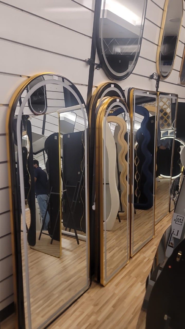 Arch full-length mirrors — Iqra Glass & Mirror, Mussafah M-14 Abu Dhabi